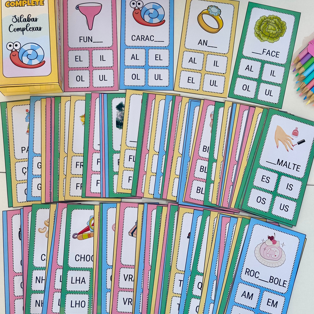 Complete com Sílabas Complexas