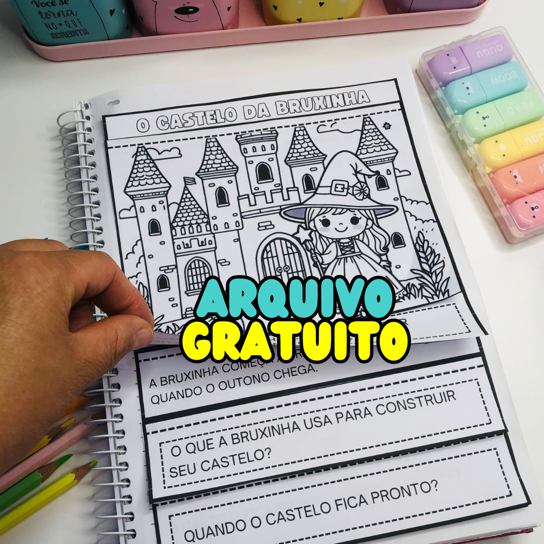 Flipbook Leiturinha O Castelo da Bruxinha