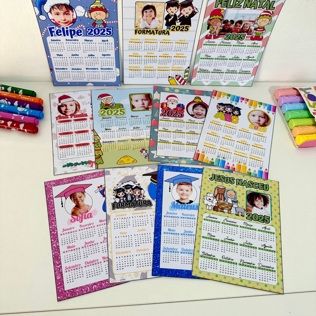 Calendário 2025- Natal