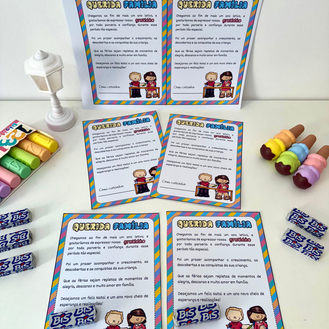 Cartão Família - Editável