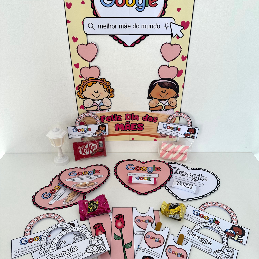 Kit Dia das Mães Tema Google