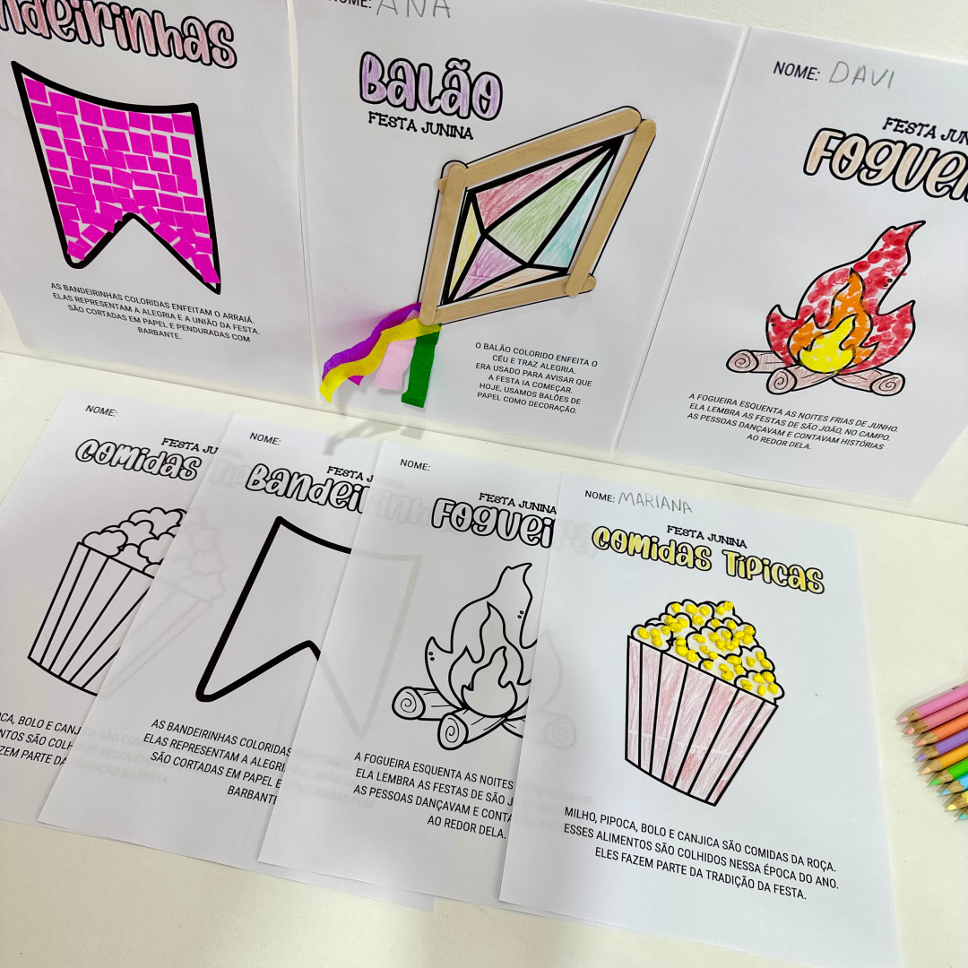 Atividades Artes Festas Juninas