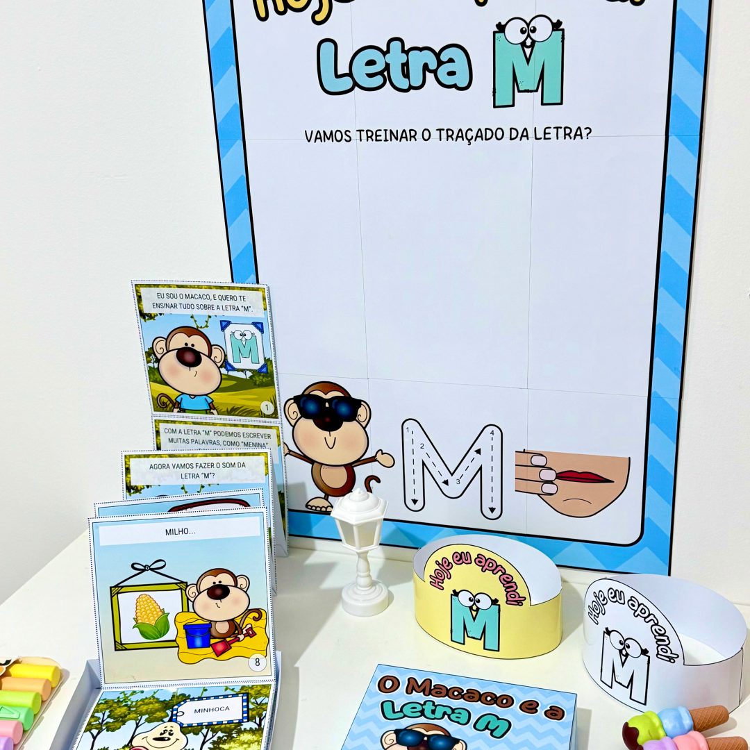 História e Cartaz Letra M