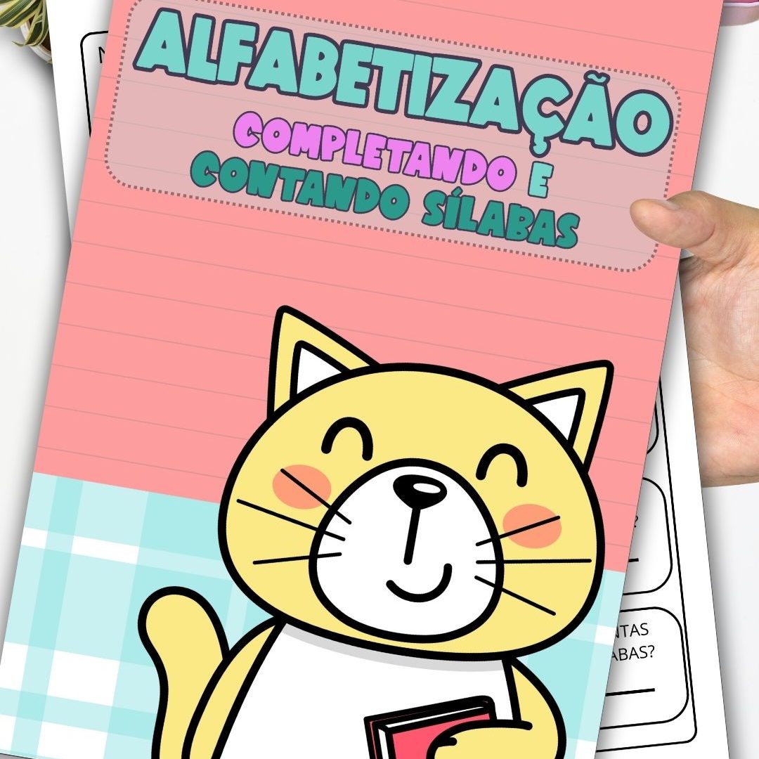 Apostila Alfabetização Contando e Completando as Sílabas