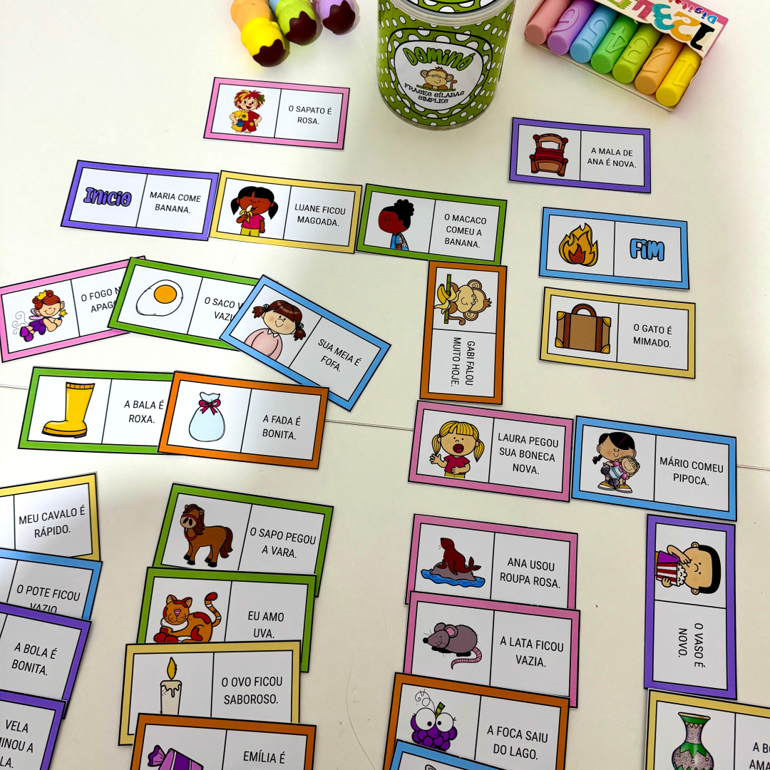 Dominó de Frases Sílabas Simples
