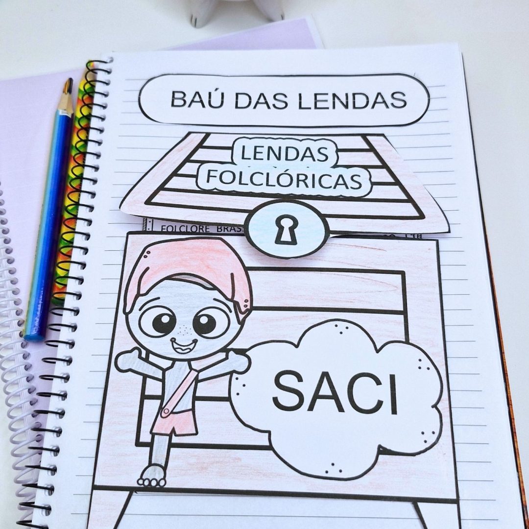 Atividades de Folclore - Baú das Lendas 3º Ano