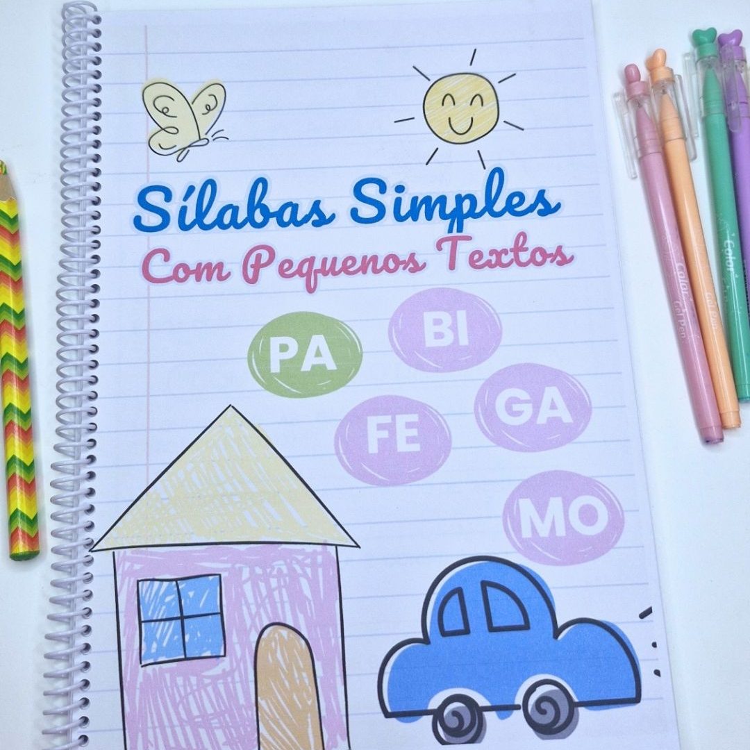 Atividades Sílabas Simples com Pequenos Textos