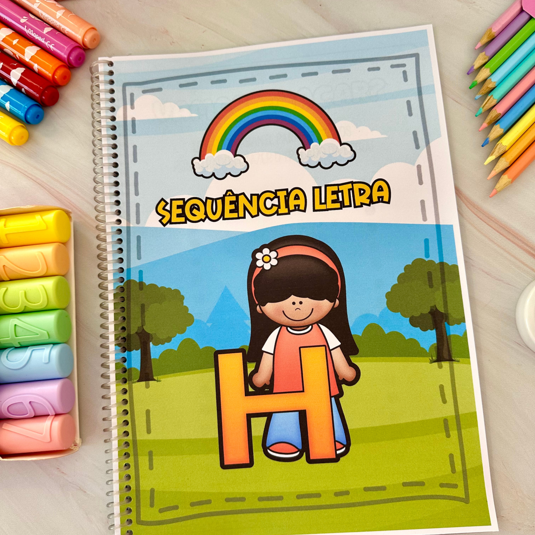 Apostila de Alfabetização Letra "H"