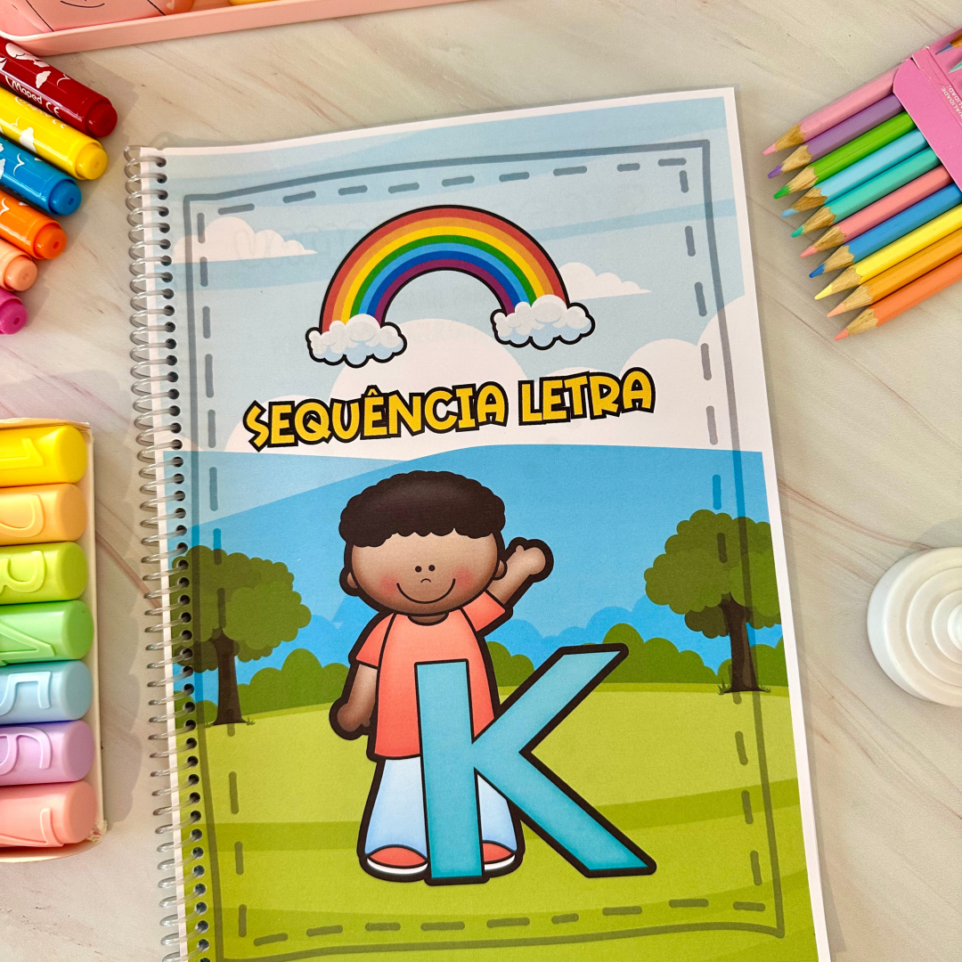 Apostila de Alfabetização Letra "K"