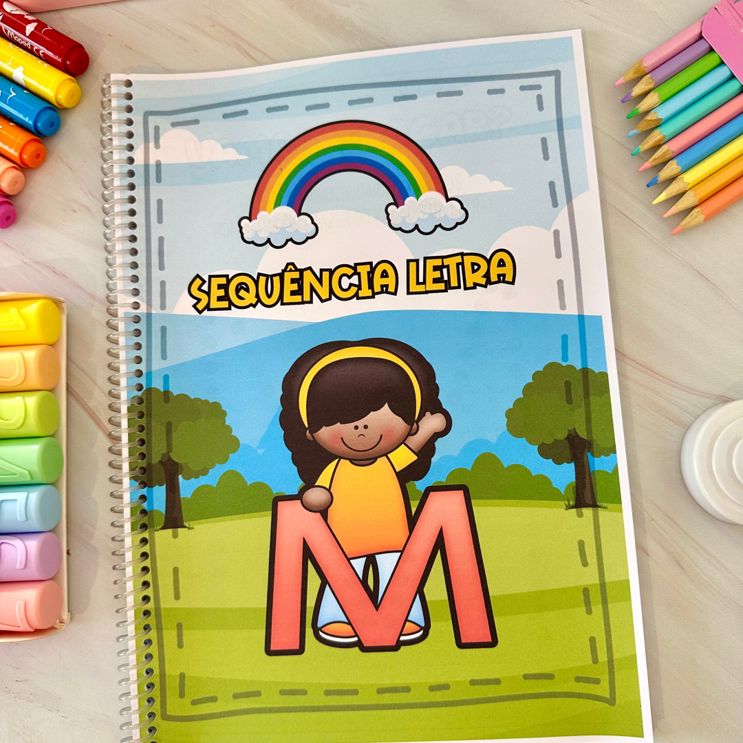Apostila de Alfabetização Letra "M"