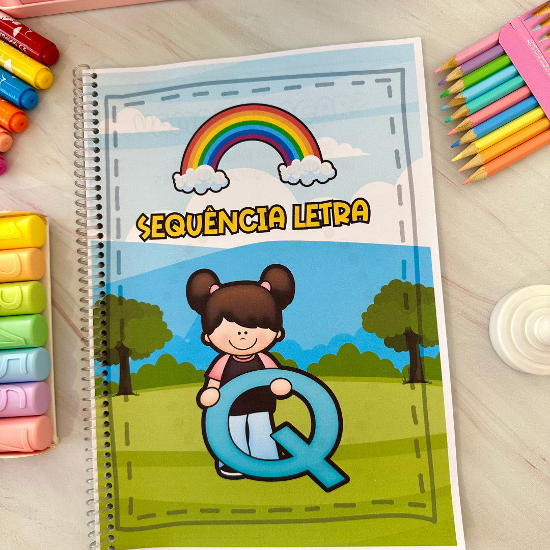 Apostila de Alfabetização Letra "Q"