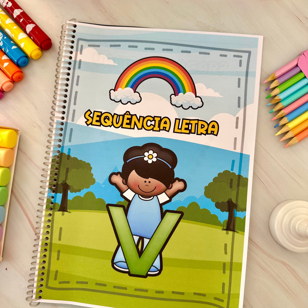 Apostila de Alfabetização Letra "V"