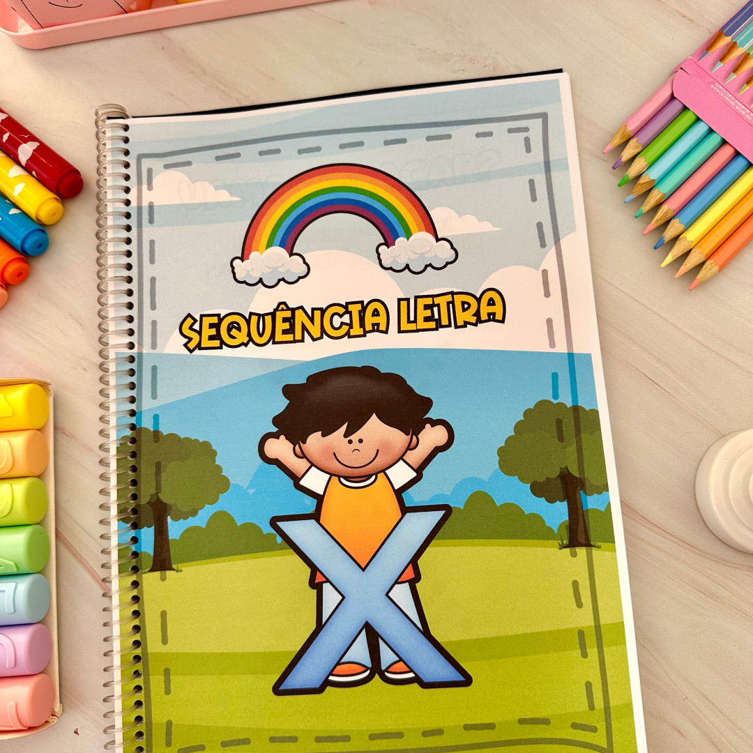 Apostila de Alfabetização Letra "X"