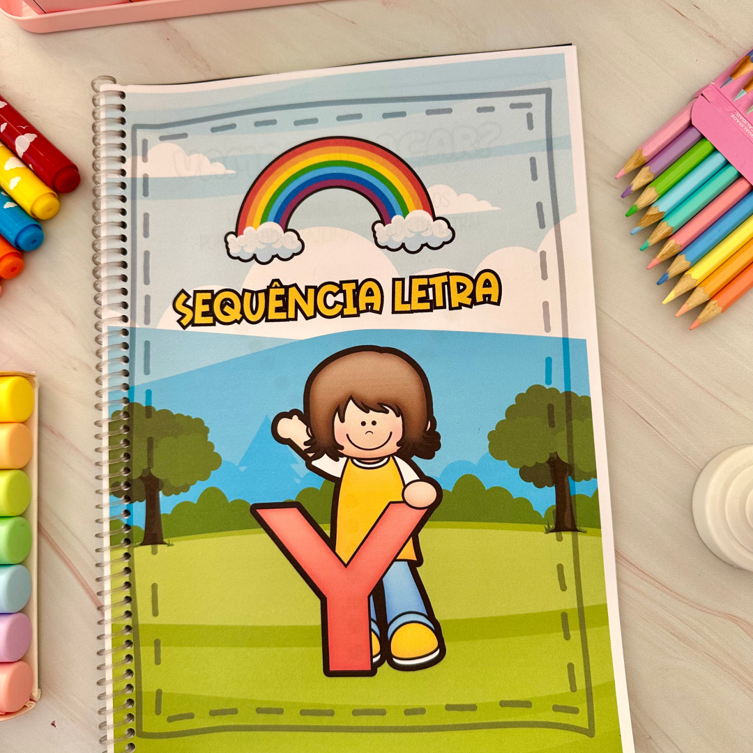 Apostila de Alfabetização Letra "Y"