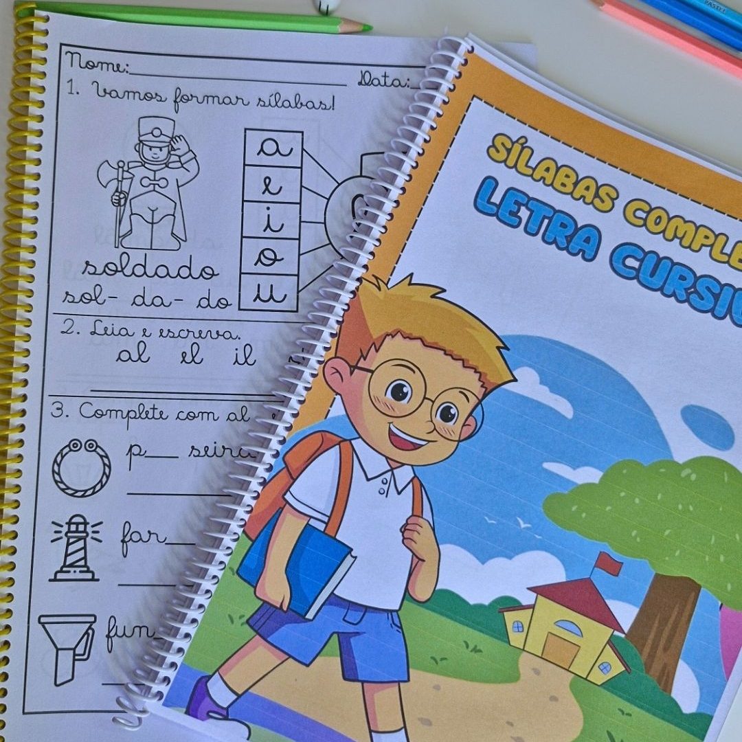 Atividades Sílabas Complexas- Letra Cursiva