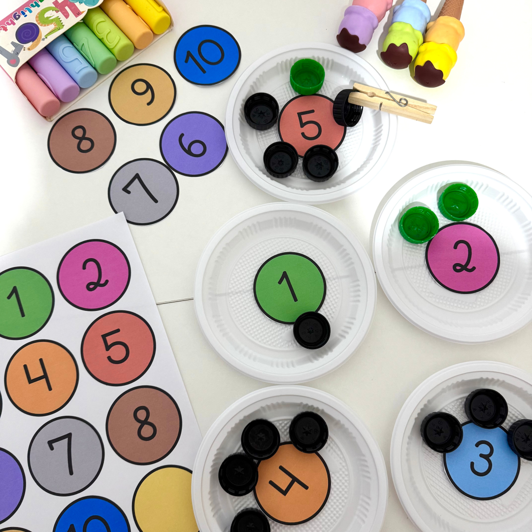 Atividade Contando Tampinhas