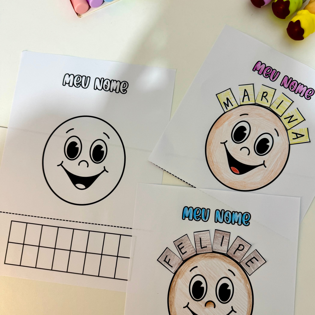 Meu Nome - Letras Móveis no Cabelo