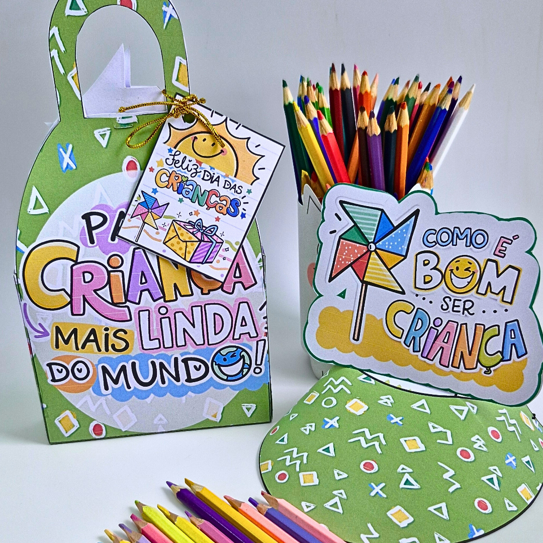 Caixinha e Viseira Dia das Crianças