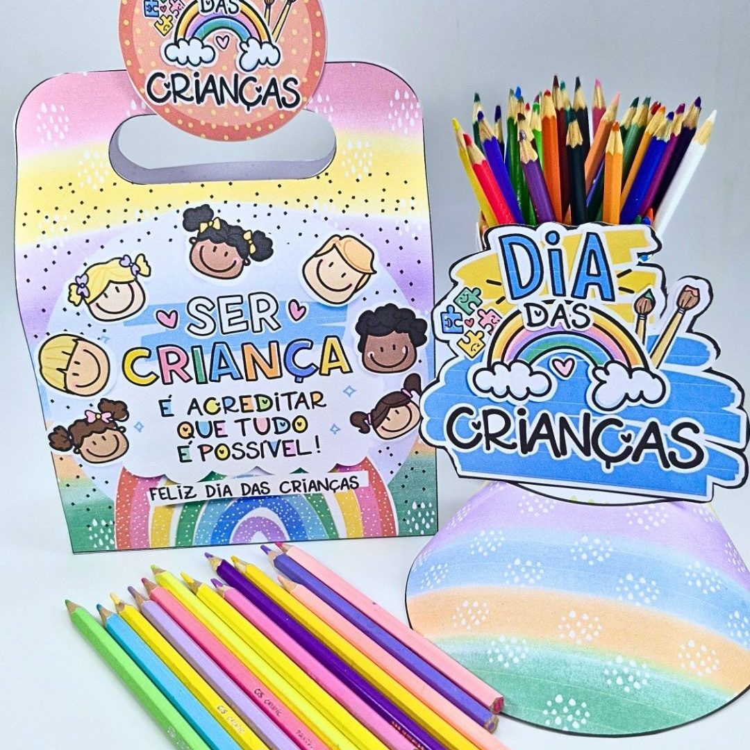 Kit Maleta e Viseira dia das Crianças